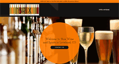 Desktop Screenshot of brixwineandspirits.com